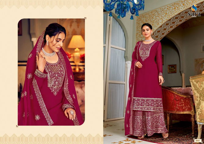 SARA MORNI New Exclusive Festive Wear Heavy Designer Salwar Suit Collection 